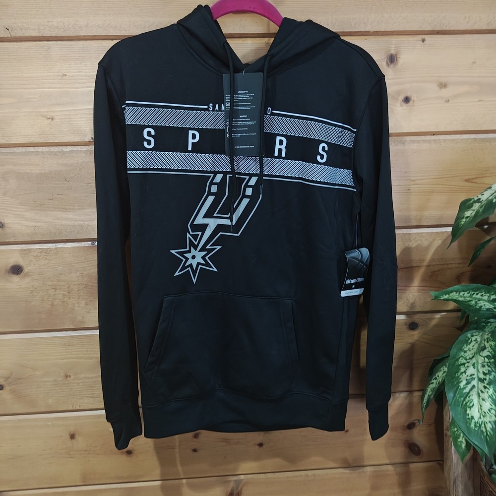 New San Antonio Spurs Sweatshirt Hoodie Sz Small NBA Basketball